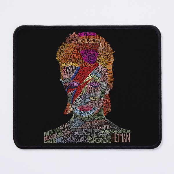 Item preview, David Bowie Lyricquote Portrait designed and sold by josh-pencil.