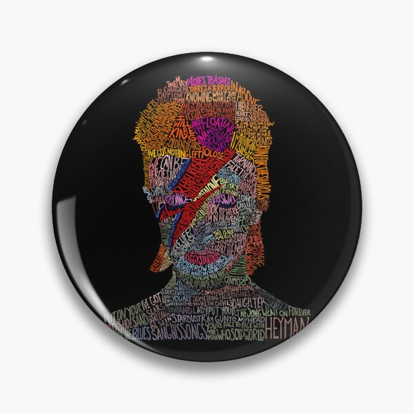 Item preview, David Bowie Lyricquote Portrait designed and sold by josh-pencil.