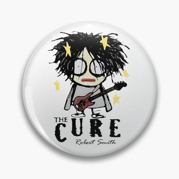 Item preview, The Cures Robert Smiths Cartoon Gothic Rock Band designed and sold by dishan1990.