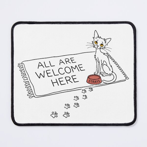 Item preview, Stray Cat Muddy Paw Prints Rescue Advocate designed and sold by nortowelcomics.