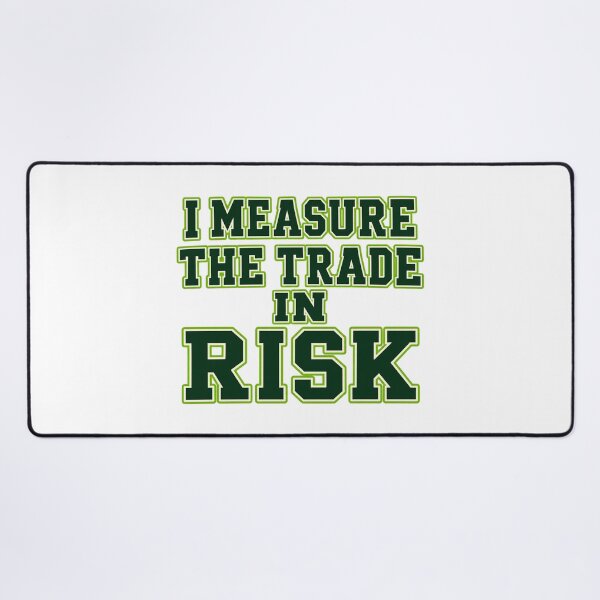 Item preview, I Measure the Trade in Risk Varsity Lettering designed and sold by Bikivuno.