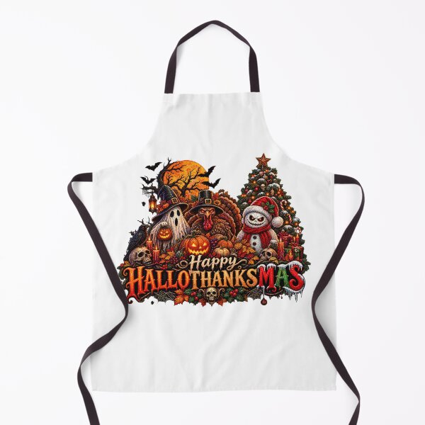 Item preview, happy Hallothanksmas holiday horror designed and sold by QuiteOrbit.
