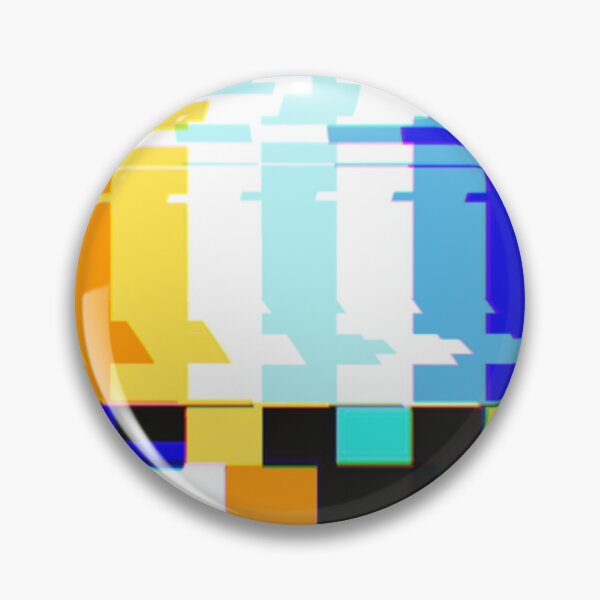 Item preview, Glitchy TV aroace flag designed and sold by Bee Stings.
