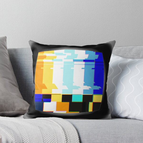 Item preview, Glitchy TV aroace flag designed and sold by Bee Stings.