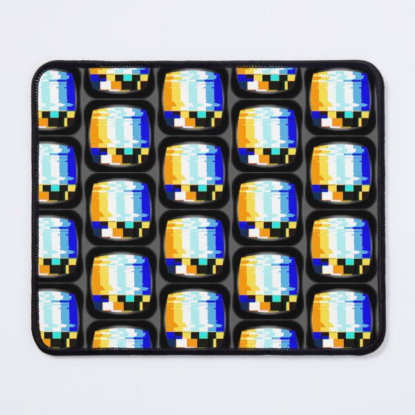 Item preview, Glitchy TV aroace flag designed and sold by Bee Stings.
