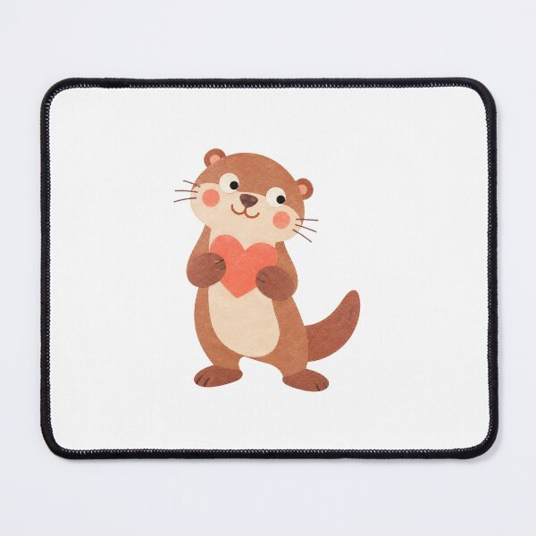 Item preview, Otter with a Paper Heart designed and sold by The-Art-of-D.