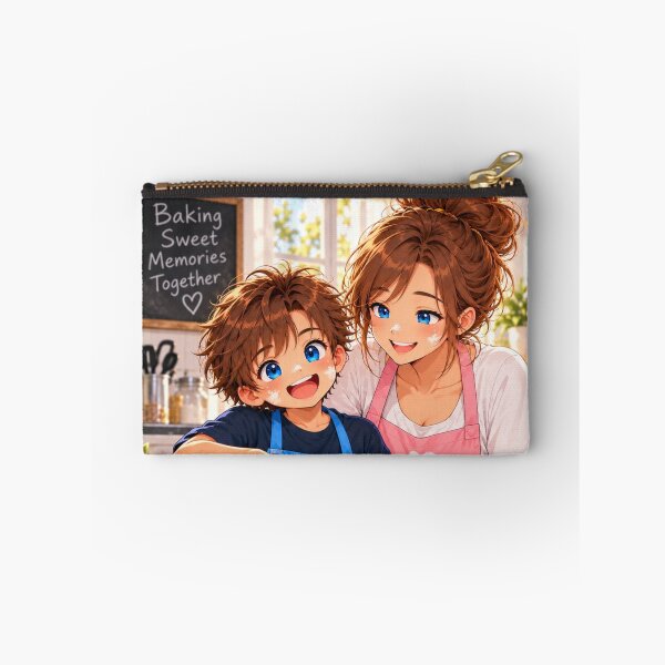 Item preview, Kolt and Mom Baking Cartoon Character Design designed and sold by Kenzie & Co.