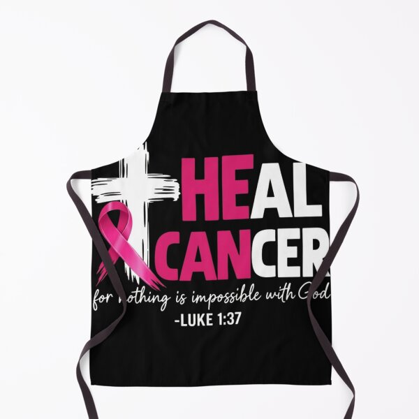 Item preview, He Can Heal Cancer Luke 1 37 Breast Cancer Awareness Cross designed and sold by haitrieuic96.
