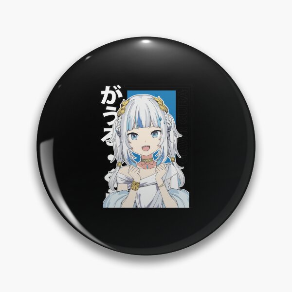 Item preview, Gawr Gura Elegant White Dress Anime Portrait designed and sold by RAPHAEMATTH.