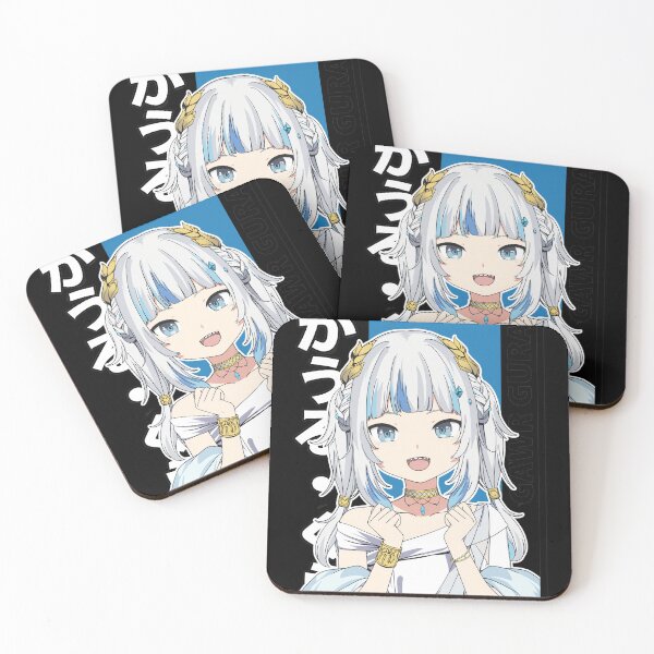 Item preview, Gawr Gura Elegant White Dress Anime Portrait designed and sold by RAPHAEMATTH.