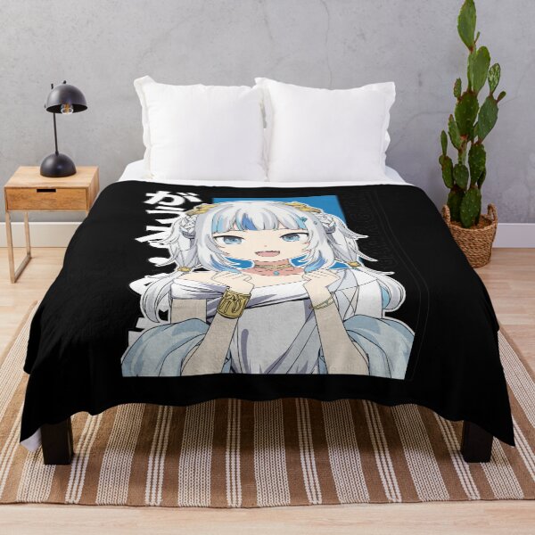 Item preview, Gawr Gura Elegant White Dress Anime Portrait designed and sold by RAPHAEMATTH.