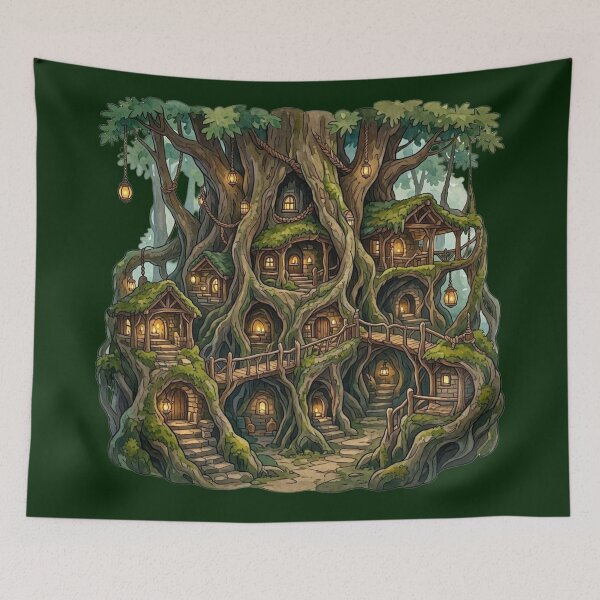 Item preview, The Hidden Village designed and sold by jjagani.
