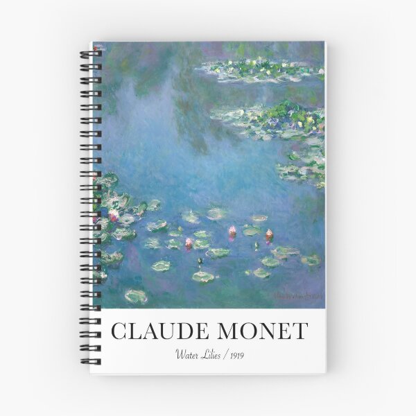 Item preview, Water Lilies by Claude Monet Fan Art Watercolor Painting Vintage Botanical Floral Flowers Nature Digital Illustration designed and sold by Matt_Smith.