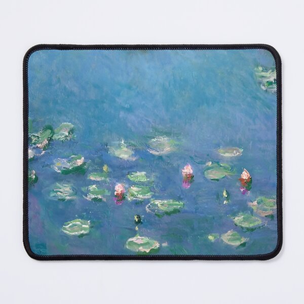 Item preview, Water Lilies by Claude Monet Fan Art Watercolor Painting Vintage Botanical Floral Flowers Nature Digital Illustration designed and sold by Matt_Smith.