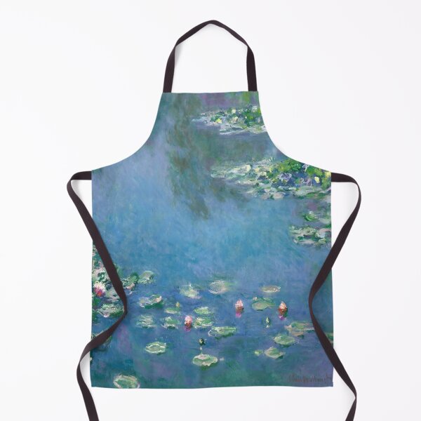 Item preview, Water Lilies by Claude Monet Fan Art Watercolor Painting Vintage Botanical Floral Flowers Nature Digital Illustration designed and sold by Matt_Smith.