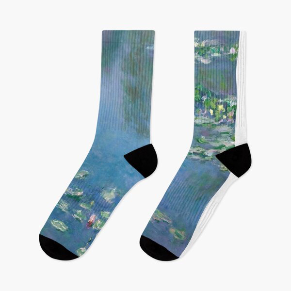 Item preview, Water Lilies by Claude Monet Fan Art Watercolor Painting Vintage Botanical Floral Flowers Nature Digital Illustration designed and sold by Matt_Smith.