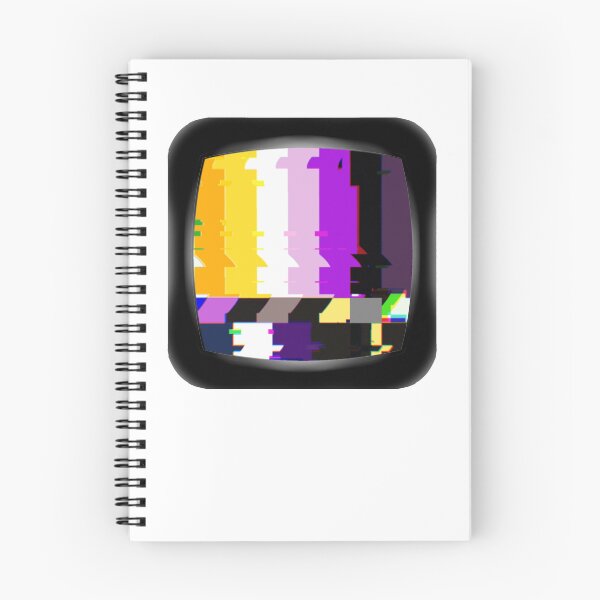 Item preview, Glitchy TV nonbinary flag designed and sold by Bee Stings.