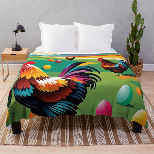 Item preview, Avian Rainbow Maker: The Easter Egger Chicken designed and sold by ShopieHome.