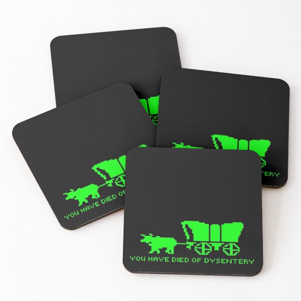 Item preview, You Have Died of Dysentery Oregon Trail Pixel designed and sold by SimplyJasper.