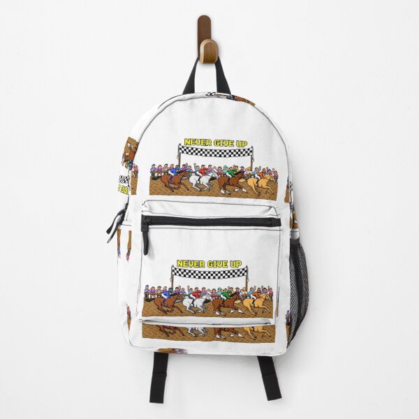 Item preview, Never Give Up - Pixel Horse Race Finish Line designed and sold by yassine elhaidi.