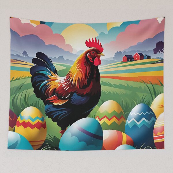 Item preview, Rainbow Layers: An Easter Egger Chicken and its Colorful Surprise designed and sold by ShopieHome.