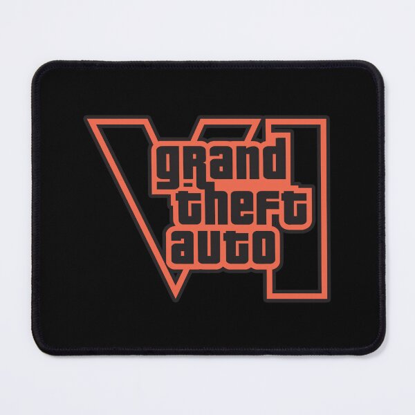Item preview, GTA 6 Grand Theft Auto 6 Vice City Logo Red designed and sold by BubblePopRed.
