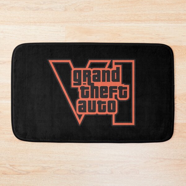 Item preview, GTA 6 Grand Theft Auto 6 Vice City Logo Red designed and sold by BubblePopRed.