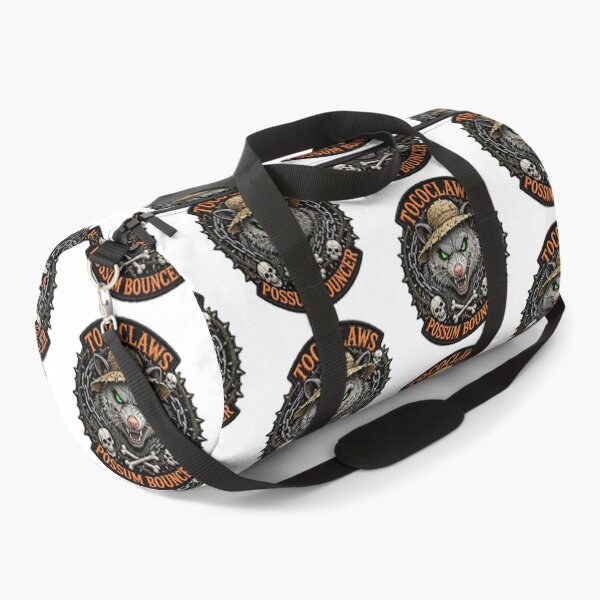 Item preview, Possum Bouncer Straw Hat Opossum | Biker Patch Graphic designed and sold by TOCOCLAWS.