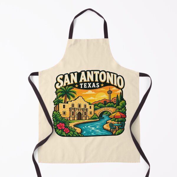 Item preview, San Antonio, Texas - The Alamo & River Walk Sunset designed and sold by Myra365Art.