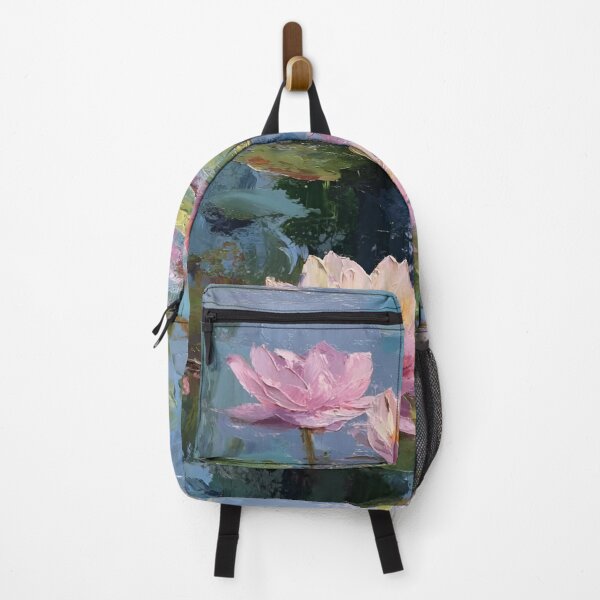 Item preview, Water Lilies by Claude Monet Fan Art Watercolor Painting Vintage Botanical Floral Flowers Nature Digital Illustration designed and sold by Matt_Smith.