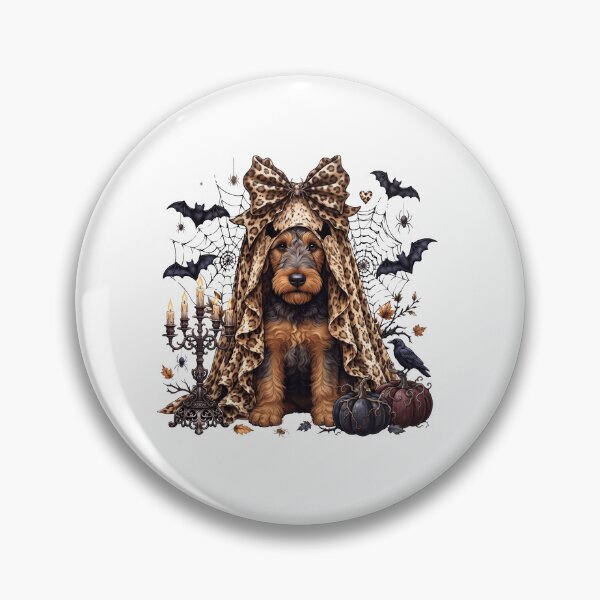 Item preview, Airedale Terrier Halloween Boo Pumpkin Dog Mom Lover designed and sold by dian-rody-crest.