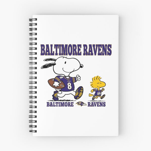 Item preview, Snoopy Baltimore Ravens Game Day Football Fan Art designed and sold by CaneufeyCip.
