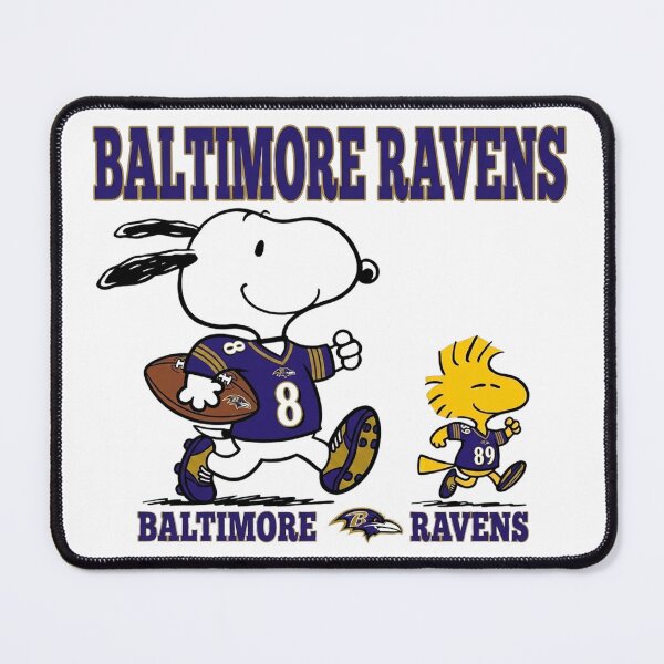 Item preview, Snoopy Baltimore Ravens Game Day Football Fan Art designed and sold by CaneufeyCip.