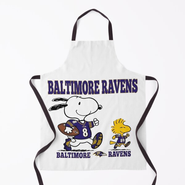 Item preview, Snoopy Baltimore Ravens Game Day Football Fan Art designed and sold by CaneufeyCip.