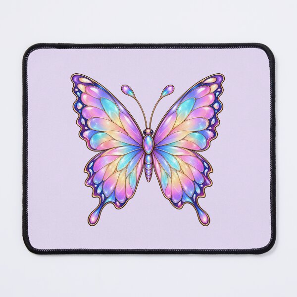 Item preview, Pastel Fantasy Butterfly – Iridescent Rainbow Fairy Wings designed and sold by HO•Designs.