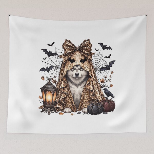 Item preview, Alaskan Malamute Halloween Boo Pumpkin Dog Mom Lover designed and sold by dian-rody-crest.