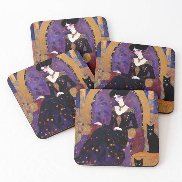 Item preview, Evening With the Cats designed and sold by TheDarkWardrobe.
