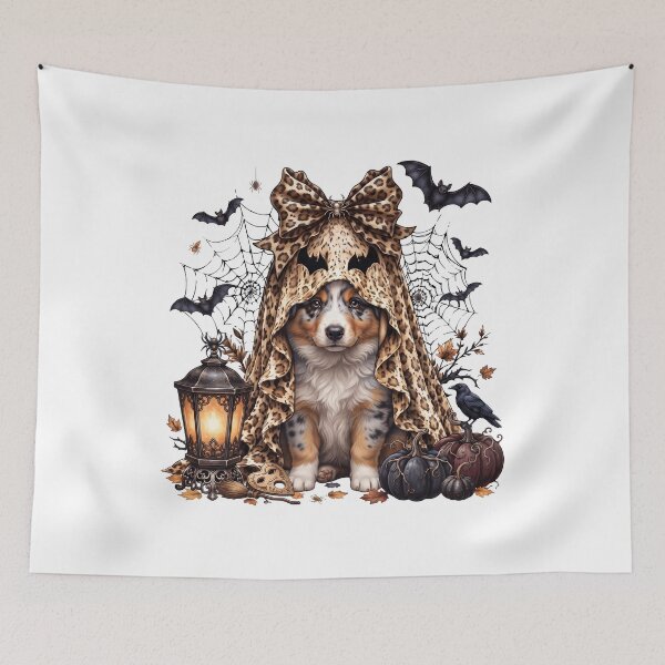Item preview, Australian Shepherd Halloween Boo Pumpkin Dog Mom Lover designed and sold by dian-rody-crest.