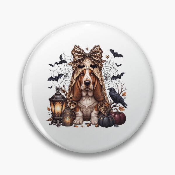 Item preview, Basset Hound Halloween Boo Pumpkin Dog Mom Lover designed and sold by dian-rody-crest.