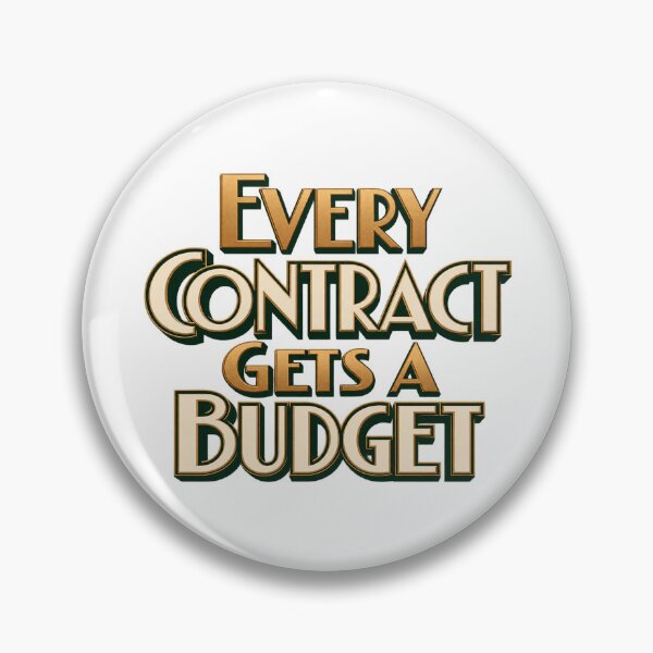 Item preview, Every Contract Gets a Budget Art Deco Type Art designed and sold by Bikivuno.