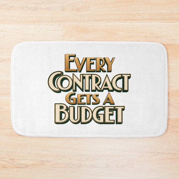 Item preview, Every Contract Gets a Budget Art Deco Type Art designed and sold by Bikivuno.