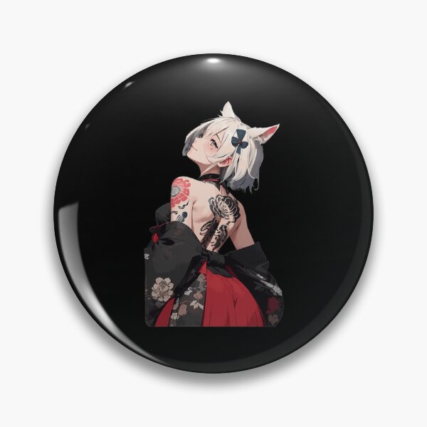 Item preview, Anime Cat Girl Tattoo Art  designed and sold by eauMaison72.