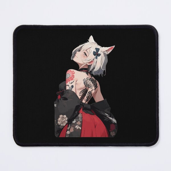 Item preview, Anime Cat Girl Tattoo Art designed and sold by eauMaison72.