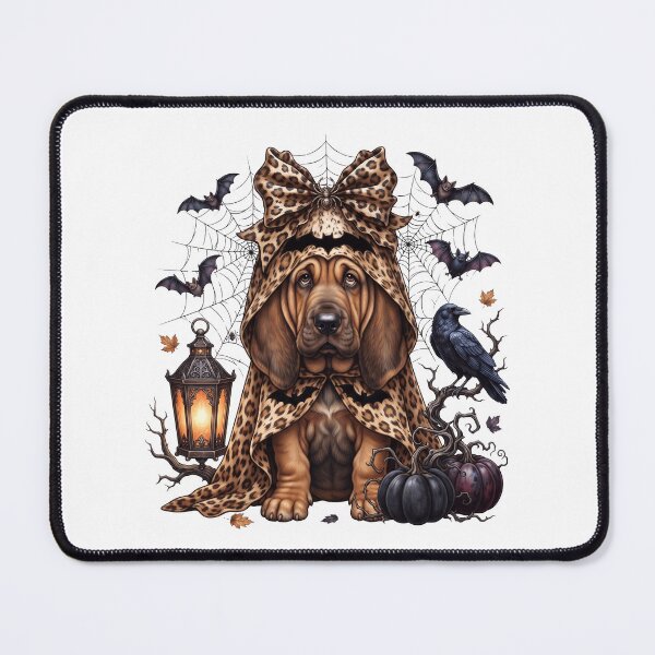 Artikelvorschau, Bluthund Halloween Boo Kürbis Hundemama Liebhaber entworfen und verkauft von dian-rody-crest.