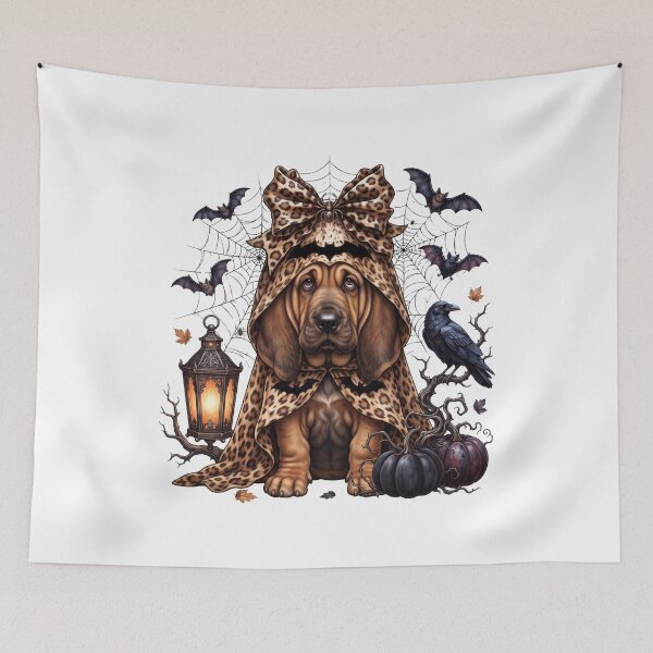 Item preview, Bloodhound Halloween Boo Pumpkin Dog Mom Lover designed and sold by dian-rody-crest.