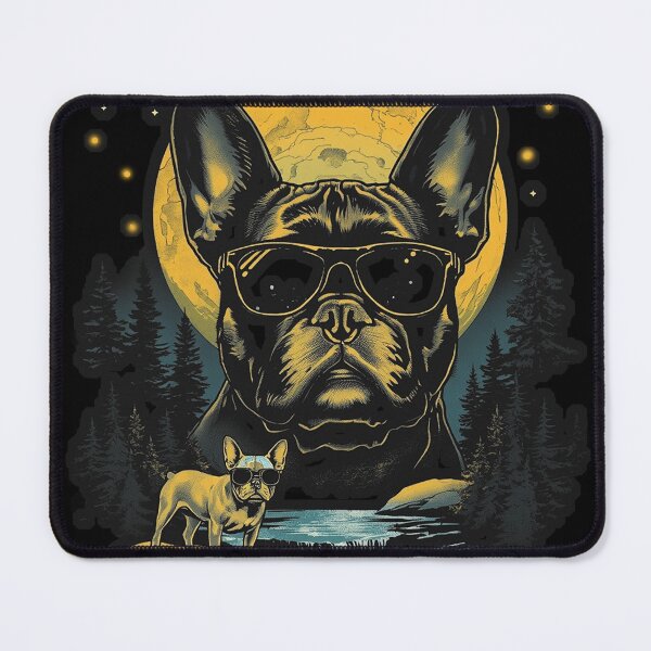 Item preview, French Bulldog with sunglasses 90s wildlife designed and sold by aponwao.