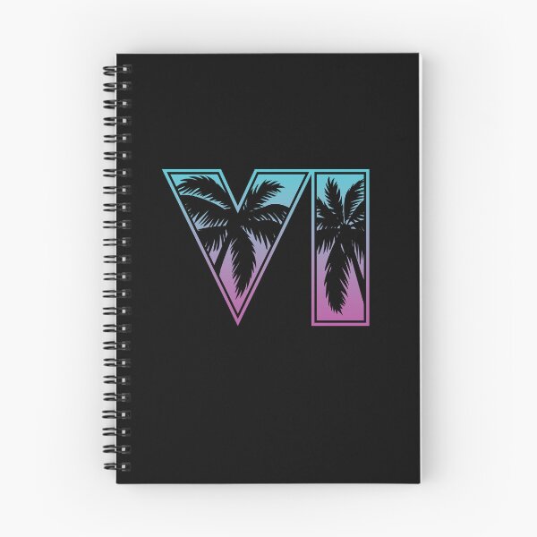 Item preview, GTA 6 Grand Theft Auto 6 Vice City Logo Vice City Gradient designed and sold by BubblePopRed.