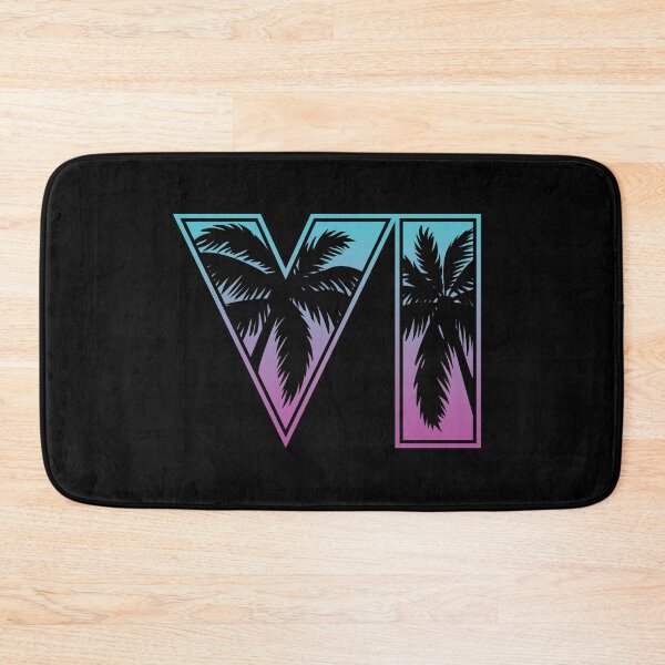 Item preview, GTA 6 Grand Theft Auto 6 Vice City Logo Vice City Gradient designed and sold by BubblePopRed.