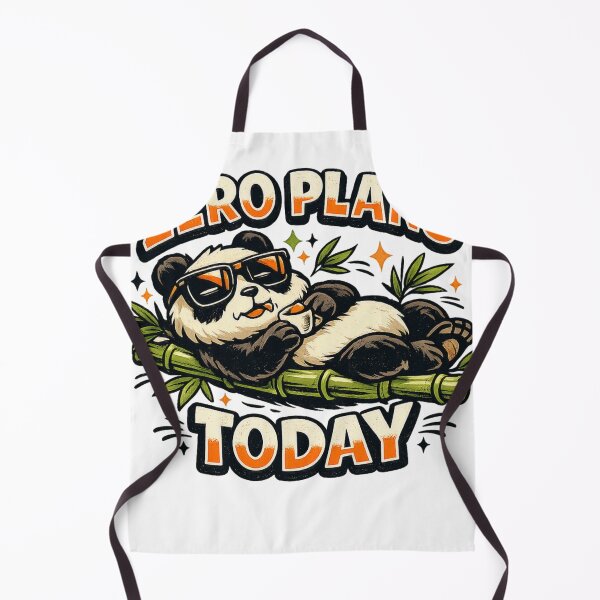 Item preview, Zero Plans Today – Lazy Panda Funny Sunglasses designed and sold by meghnad.