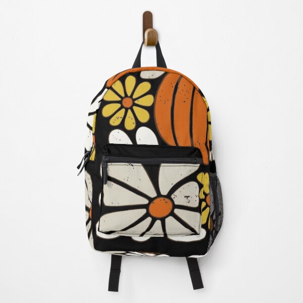 Item preview, Groovy Fall Pumpkin Retro Floral Daisy Autumn Season designed and sold by haitrieuic96.